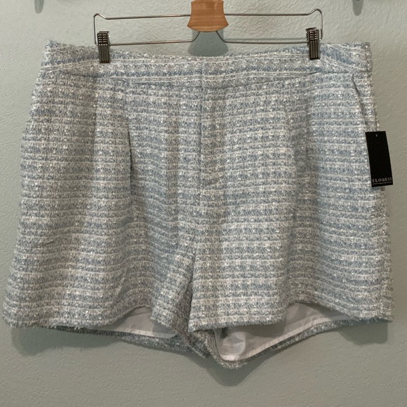 NWT Eloquii Tweed Shorts size 20 - Picture 4 of 7